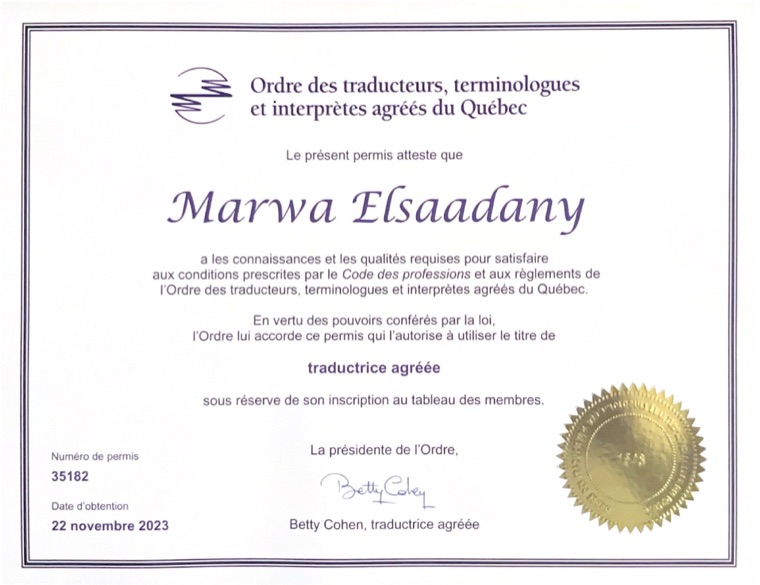 OTTIAQ Certification Logo